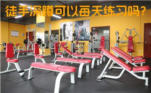 徒手深蹲可以每天练习吗？