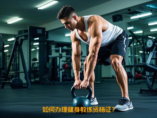 如何办理健身教练资格证？