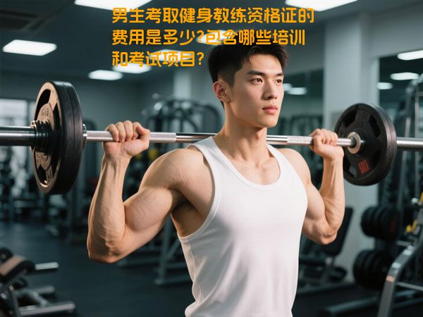 男生考取健身教练资格证的费用是多少?包含哪些培训和考试项目?