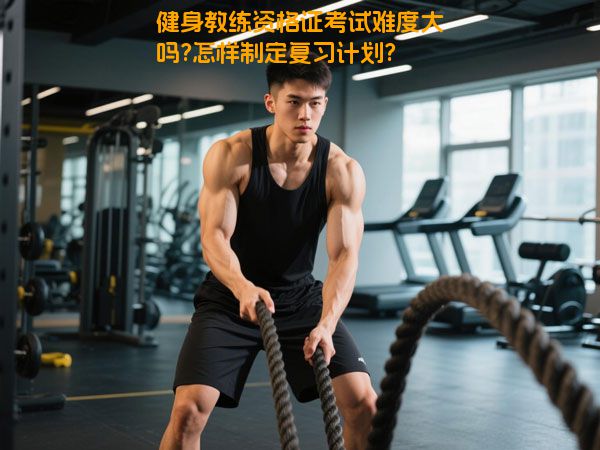 健身教练资格证考试难度大吗?怎样制定复习计划?