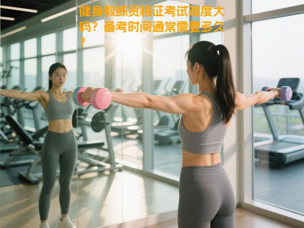 健身教练资格证考试难度大吗？备考时间通常需要多久？