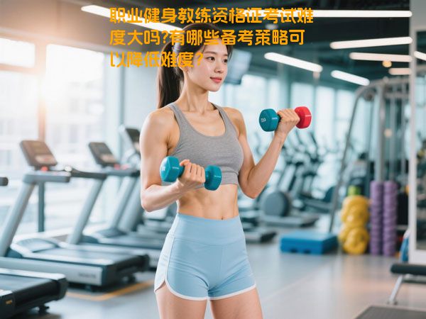职业健身教练资格证考试难度大吗?有哪些备考策略可以降低难度？
