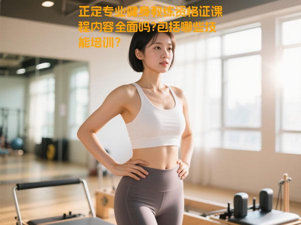 正定专业健身教练资格证课程内容全面吗?包括哪些技能培训？