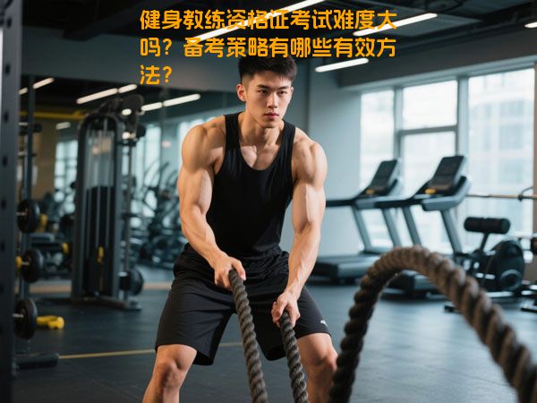 健身教练资格证考试难度大吗？备考策略有哪些有效方法？