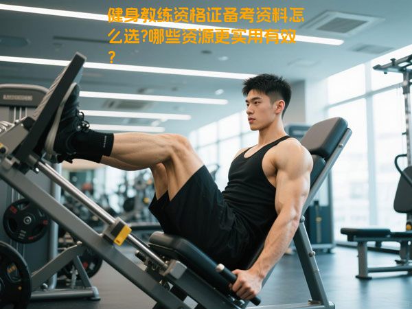 健身教练资格证备考资料怎么选?哪些资源更实用有效？